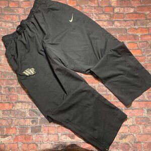 Wake Forest Demon Deacons Pants Mens XL Black Nike Dri-FIT Team Issued Track XL